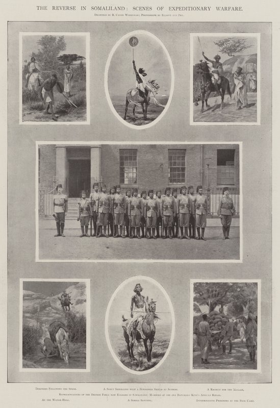 Rewers w Somalilandzie, sceny wojen ekspedycyjnych autorstwa Richard Caton Woodville junior