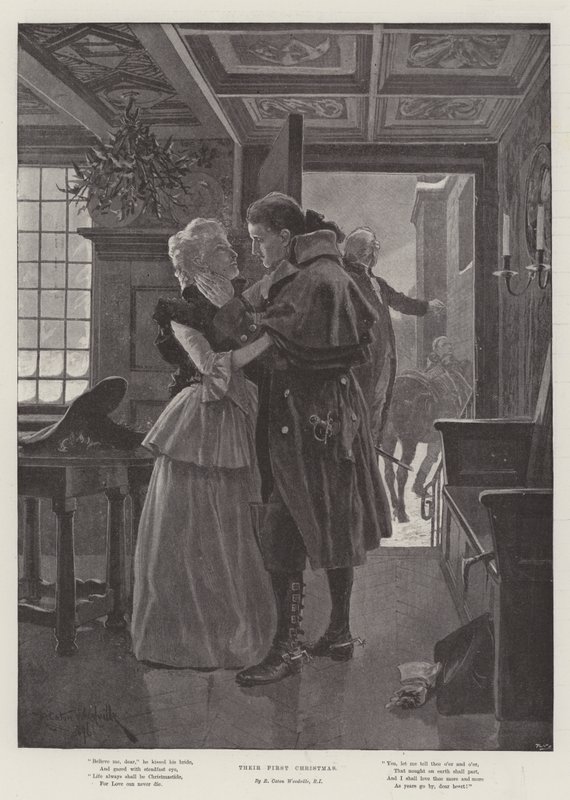 Ich pierwsze święta autorstwa Richard Caton Woodville junior