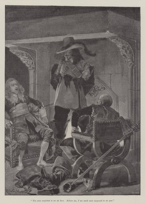 Pod czerwoną szatą — Stanley J Weyman autorstwa Richard Caton Woodville junior