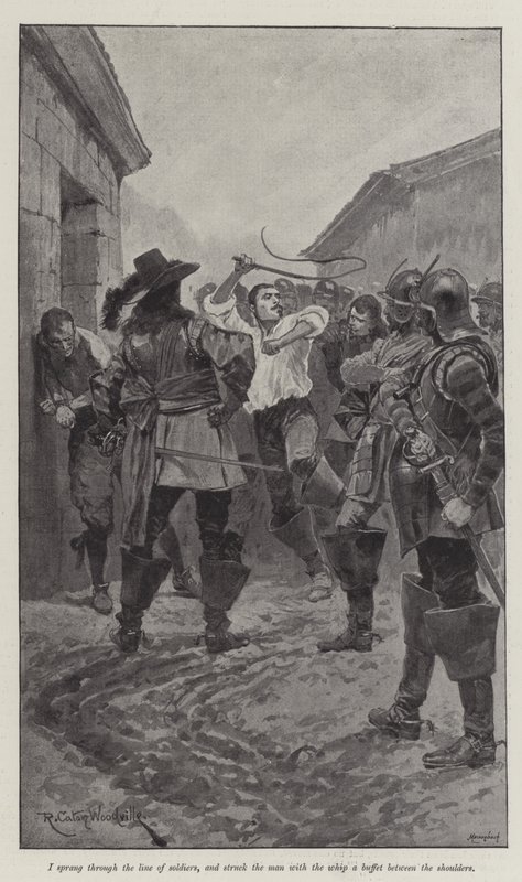 Pod czerwoną szatą — Stanley J Weyman autorstwa Richard Caton Woodville junior
