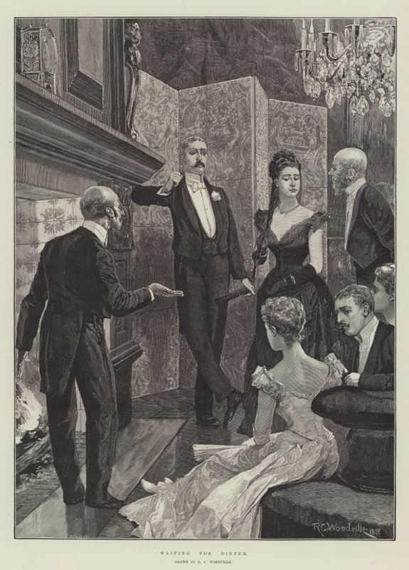 Czekam na obiad autorstwa Richard Caton Woodville junior