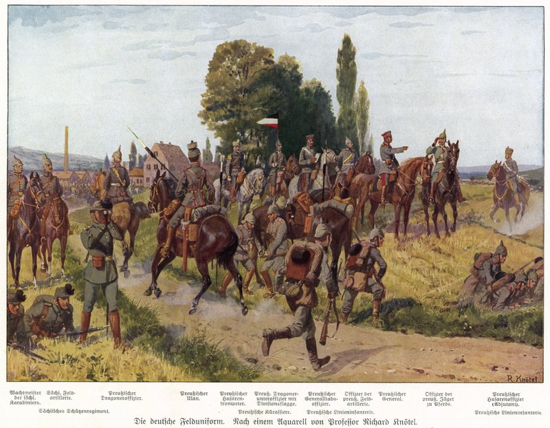 Niemieckie mundury polowe autorstwa Richard Knoetel