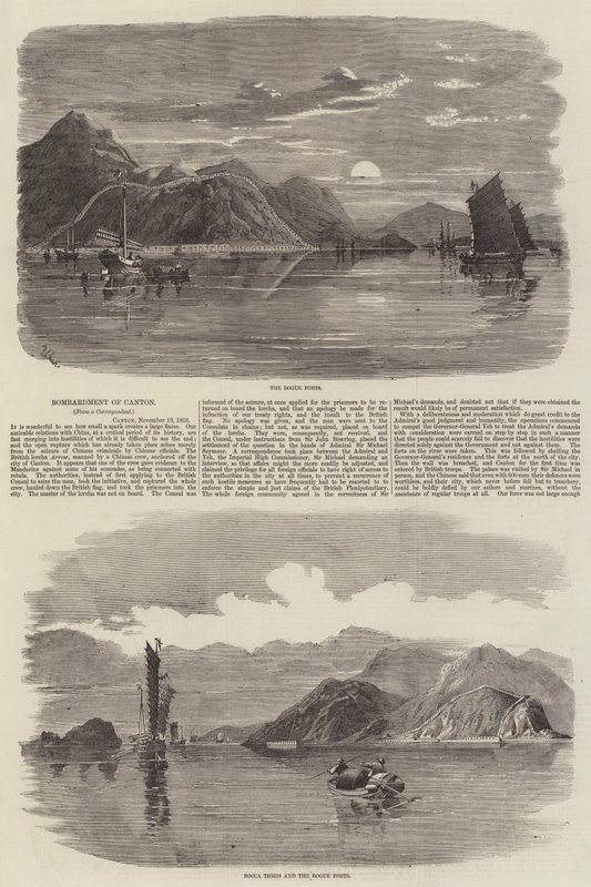 Bombardowanie Kantonu autorstwa Richard Principal Leitch