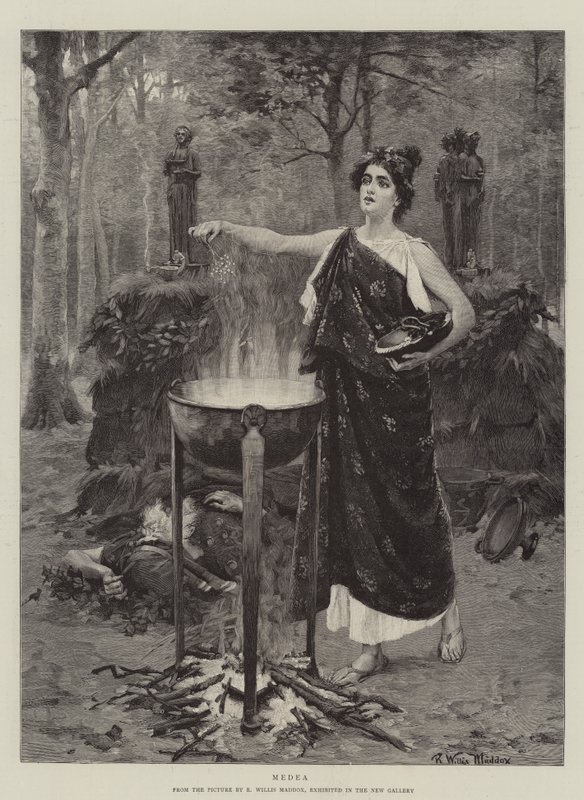 Medea autorstwa Richard Willes Maddox