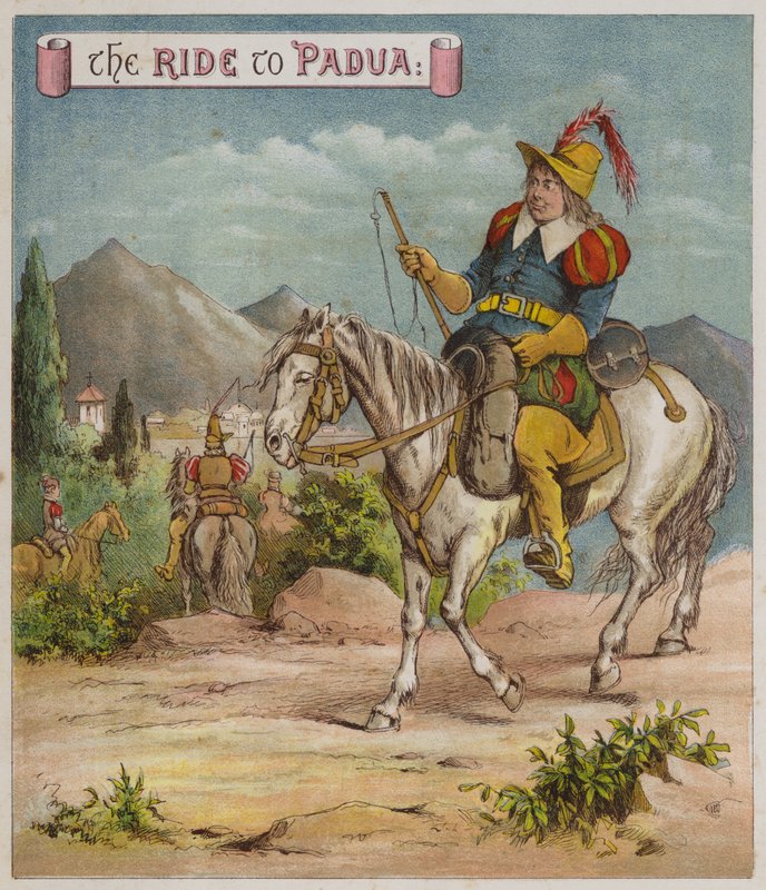 Ilustracja do Poskromienia złośnicy (chromolitho) autorstwa Richard Andre