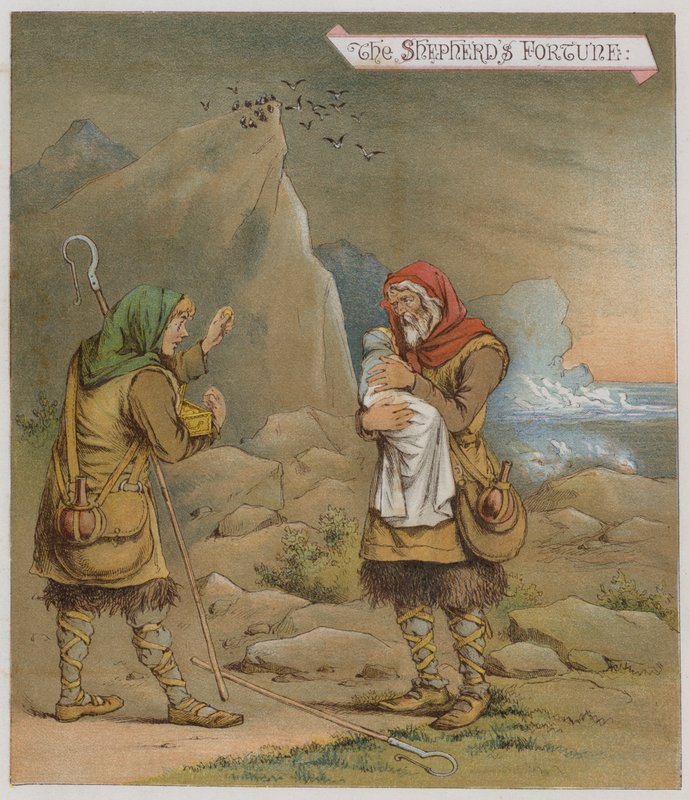Ilustracja do Opowieści zimowej (chromolitho) autorstwa Richard Andre