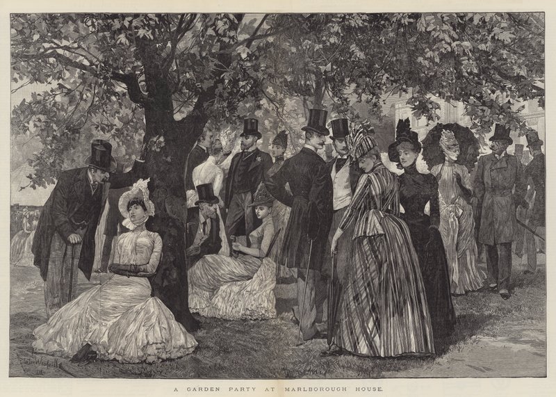 Przyjęcie ogrodowe w Marlborough House autorstwa Richard Caton Woodville junior