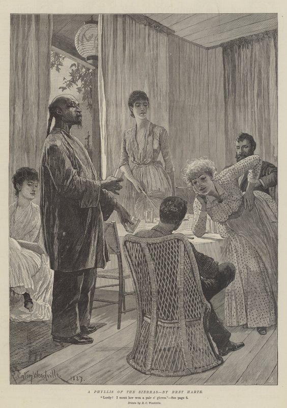 Phyllis of the Sierras — Bret Harte autorstwa Richard Caton Woodville junior
