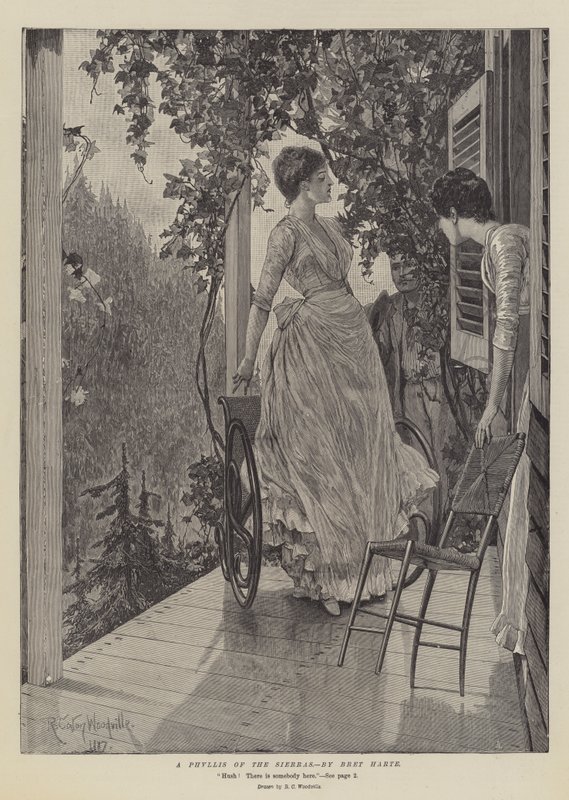 Phyllis of the Sierras — Bret Harte autorstwa Richard Caton Woodville junior
