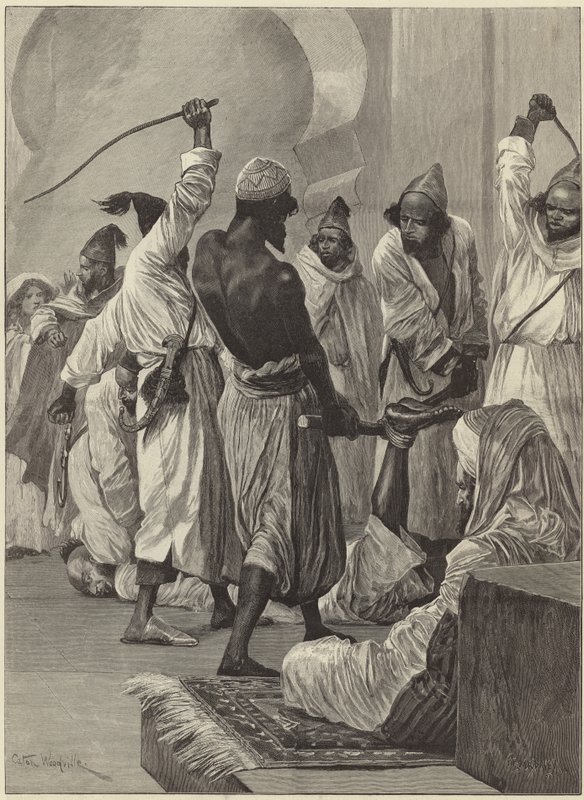 Poranna „rozrywka” w Kasbah autorstwa Richard Caton Woodville junior