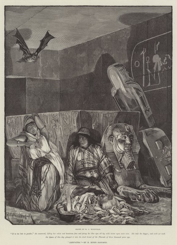 Kleopatra — H Rider Haggard autorstwa Richard Caton Woodville junior