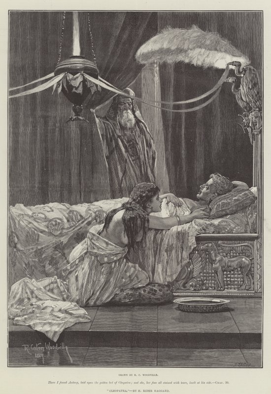 Kleopatra — H Rider Haggard autorstwa Richard Caton Woodville junior