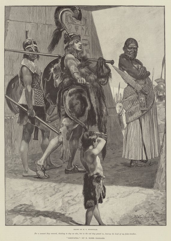 Kleopatra — H Rider Haggard autorstwa Richard Caton Woodville junior