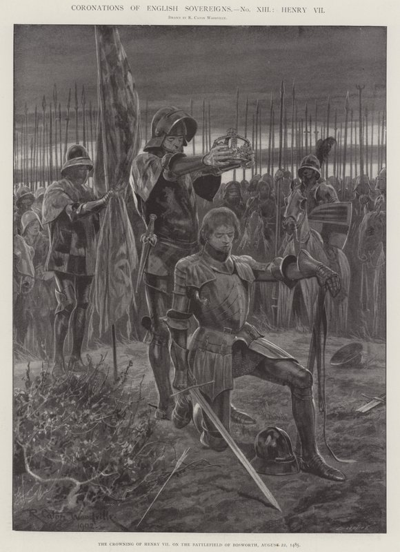 Koronacje władców angielskich, Henryk VII autorstwa Richard Caton Woodville junior