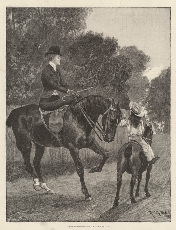 Jej obrońca autorstwa Richard Caton Woodville junior