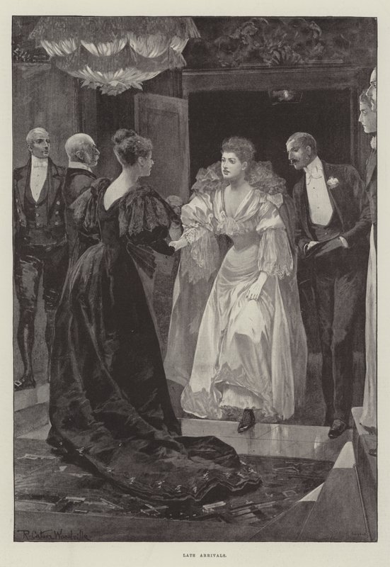 Późne przyjazdy autorstwa Richard Caton Woodville junior