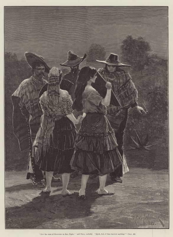 Maruja, by Bret Harte autorstwa Richard Caton Woodville junior