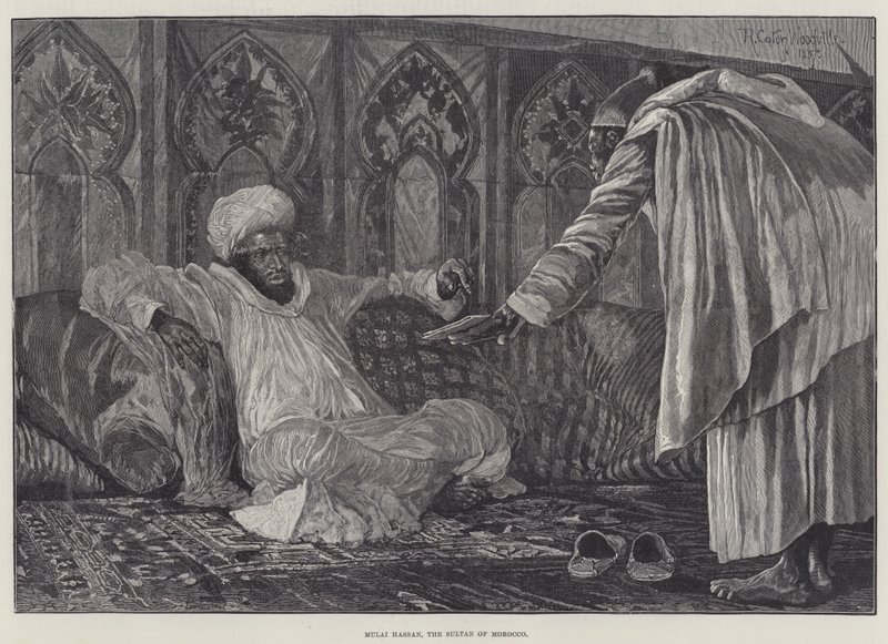 Od Hassana, sułtana Maroka autorstwa Richard Caton Woodville junior