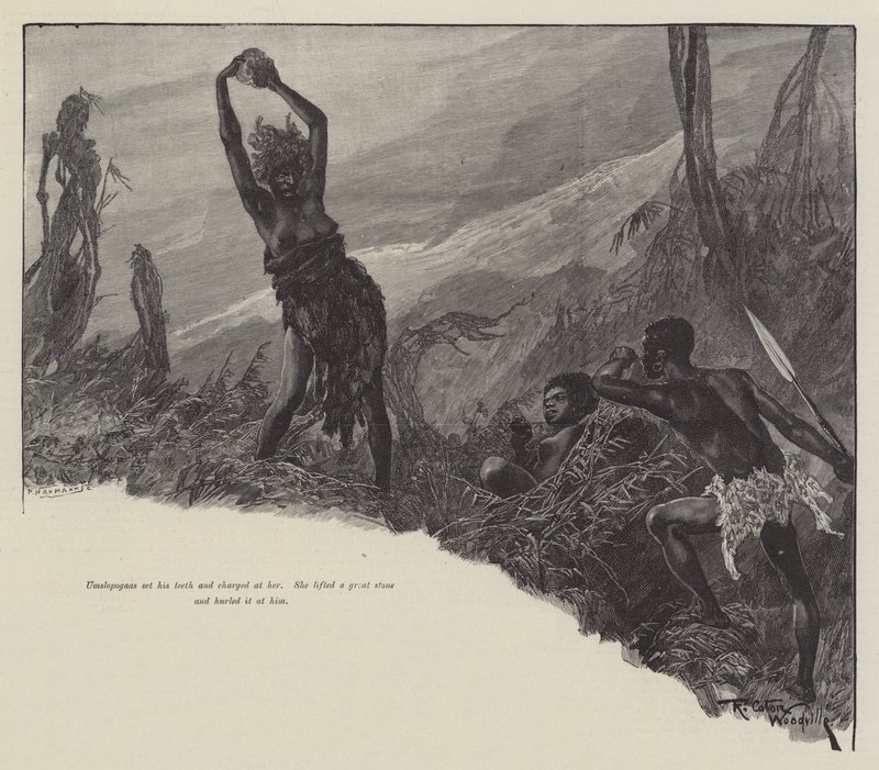 Lilia Nada — H Rider Haggard autorstwa Richard Caton Woodville junior