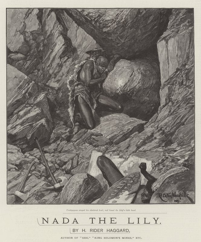 Lilia Nada — H Rider Haggard autorstwa Richard Caton Woodville junior