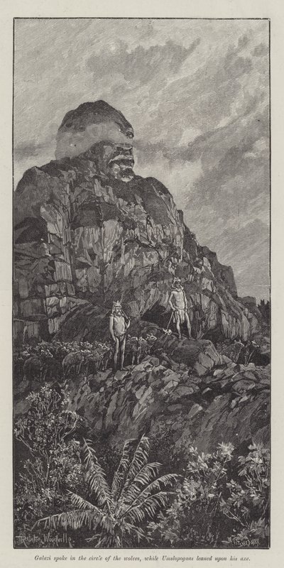 Lilia Nada — H Rider Haggard autorstwa Richard Caton Woodville junior