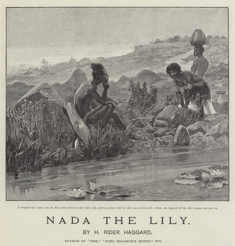 Nada the Lily, autorstwa H Ridera Haggarda autorstwa Richard Caton Woodville junior