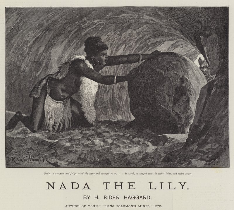 Lilia Nada — H Rider Haggard autorstwa Richard Caton Woodville junior