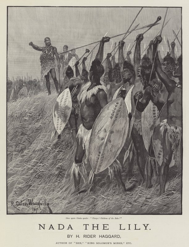 Lilia Nada — H Rider Haggard autorstwa Richard Caton Woodville junior