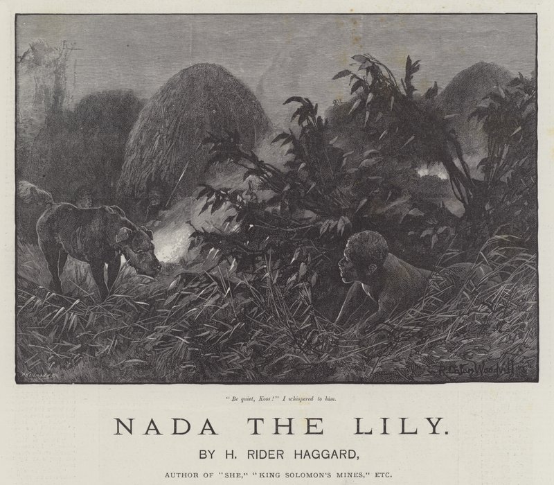 Nada the Lily, autorstwa H Ridera Haggarda autorstwa Richard Caton Woodville junior