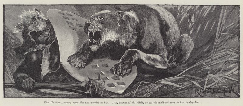 Lilia Nada — H Rider Haggard autorstwa Richard Caton Woodville junior