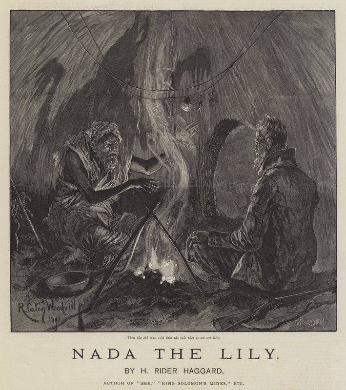 Lilia Nada — H Rider Haggard autorstwa Richard Caton Woodville junior