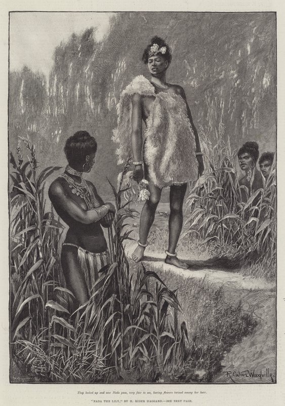 Lilia Nada — H Rider Haggard autorstwa Richard Caton Woodville junior