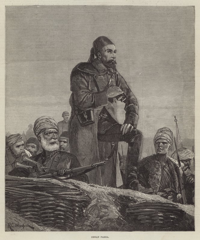 Osman Pasza autorstwa Richard Caton Woodville junior