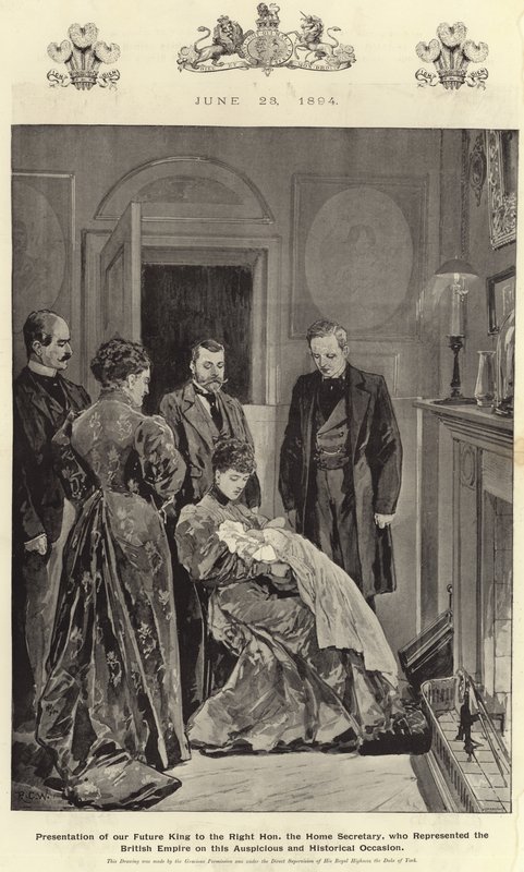 Prezentacja naszego przyszłego króla autorstwa Richard Caton Woodville junior
