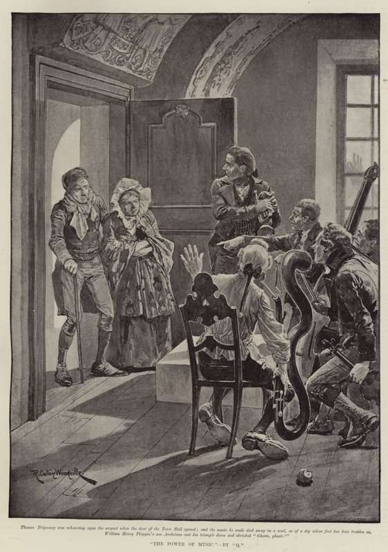 Siła muzyki autorstwa Richard Caton Woodville junior