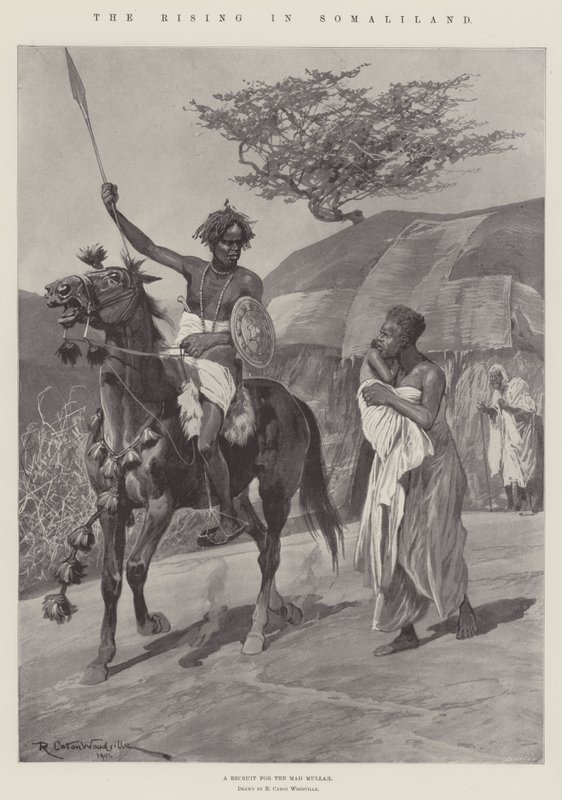Powstanie w Somalilandzie autorstwa Richard Caton Woodville junior