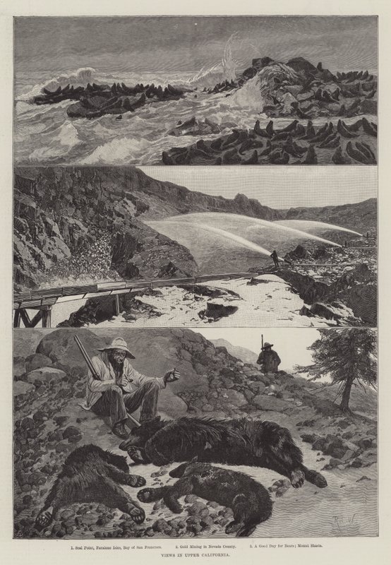 Widoki w Górnej Kalifornii autorstwa Richard Caton Woodville junior