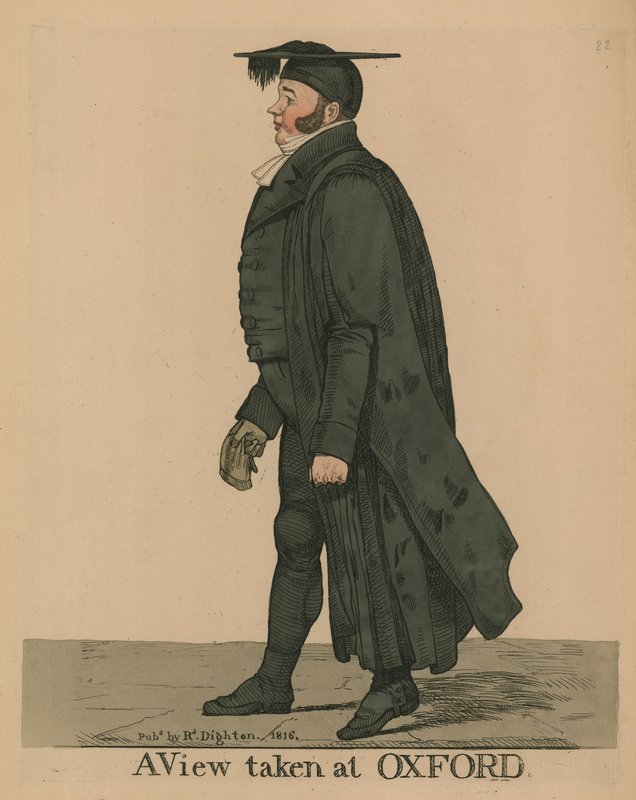 Pan Smith; Widok z Oksfordu autorstwa Richard Dighton