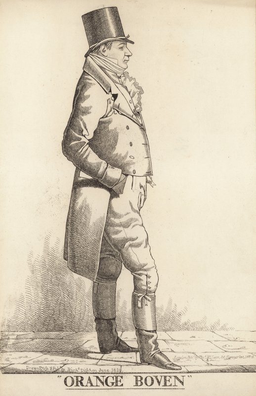 Sir John Hall; Pomarańczowy top autorstwa Richard Dighton