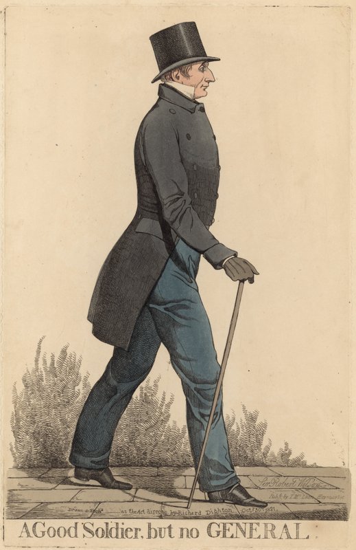 Sir Robert Thomas Wilson; dobry żołnierz, ale nie generał autorstwa Richard Dighton