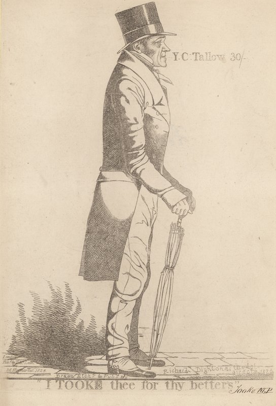 Thomas Tooke; Wziąłem cię za lepszych! autorstwa Richard Dighton