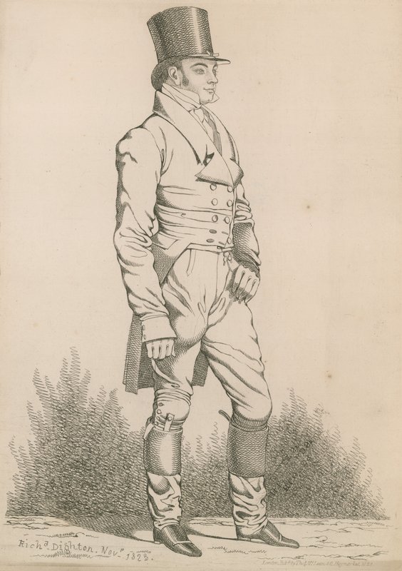 Niezidentyfikowany dżentelmen autorstwa Richard Dighton