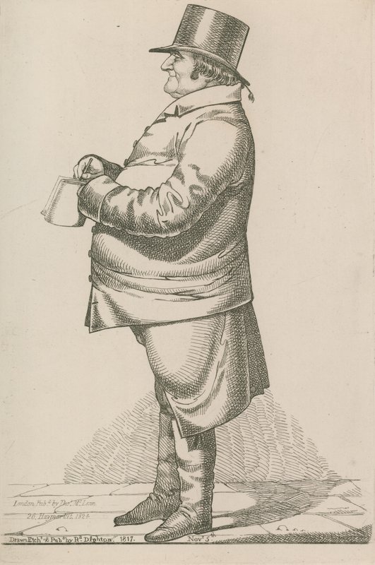 Niezidentyfikowany dżentelmen autorstwa Richard Dighton
