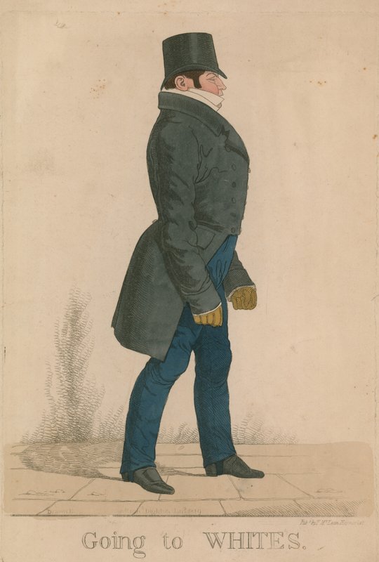 William Arden, 2. baron Alvanley; Idąc do białych autorstwa Richard Dighton