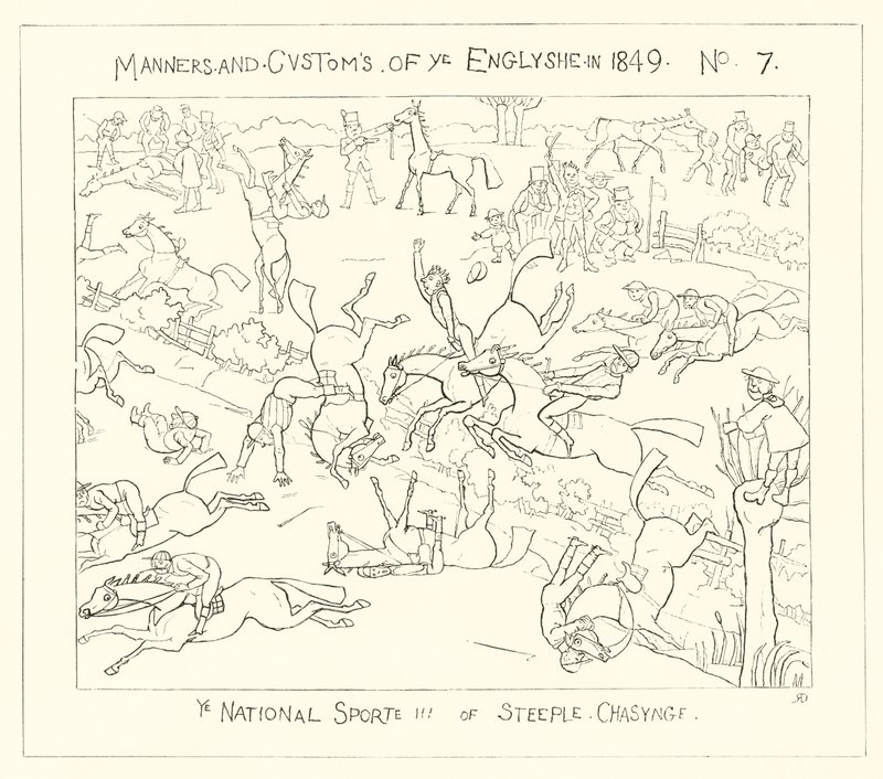 1849, Narodowy Sport Pogoni za Ulicami autorstwa Richard Doyle