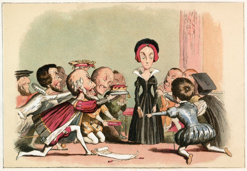 Lady Jane Dudley naciskała, by przyjąć Koronę autorstwa Richard Doyle