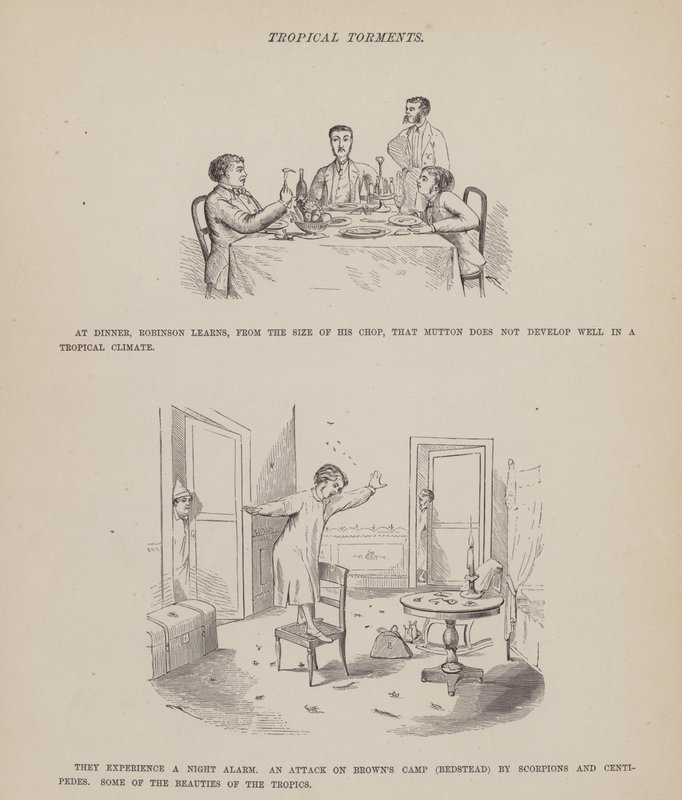 Strona z amerykańskiej trasy panów Browna, Jonesa i Robinsona (grawerunek) autorstwa Richard Doyle