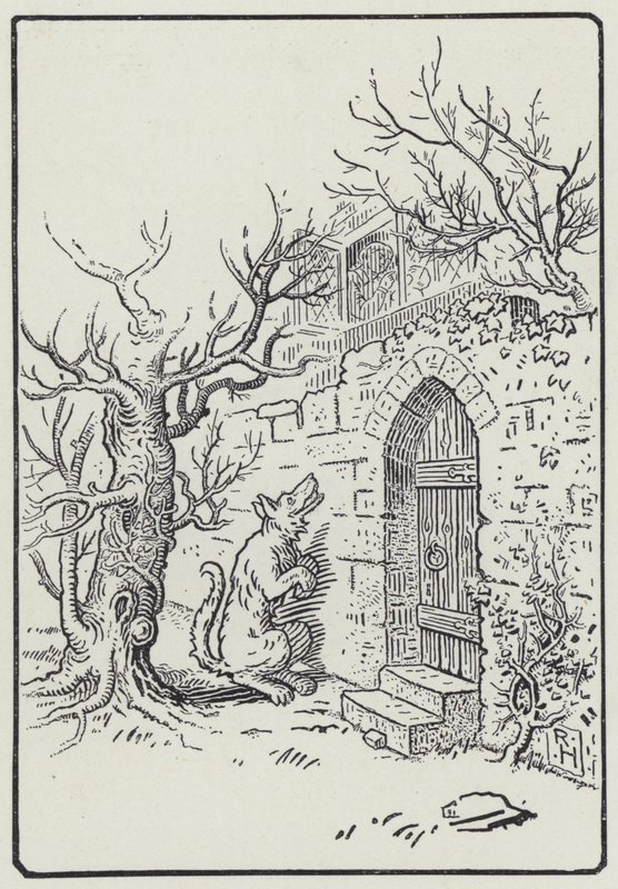 Pielęgniarka i wilk (rycina) autorstwa Richard Heighway