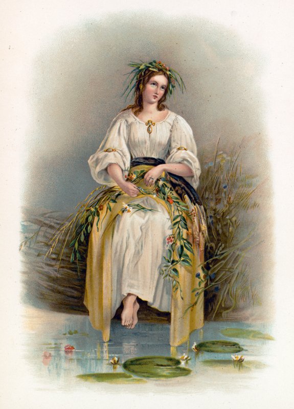 Ofelia z Hamleta autorstwa Richard Redgrave