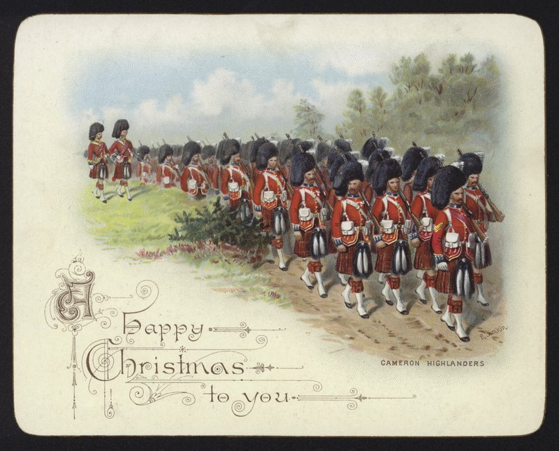 Górale Camerona (chromolitho) autorstwa Richard Simkin